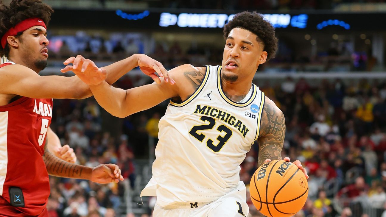 Yaxel Lendeborg se hace cargo del equipo y Michigan vence a Alabama en el Sweet 16