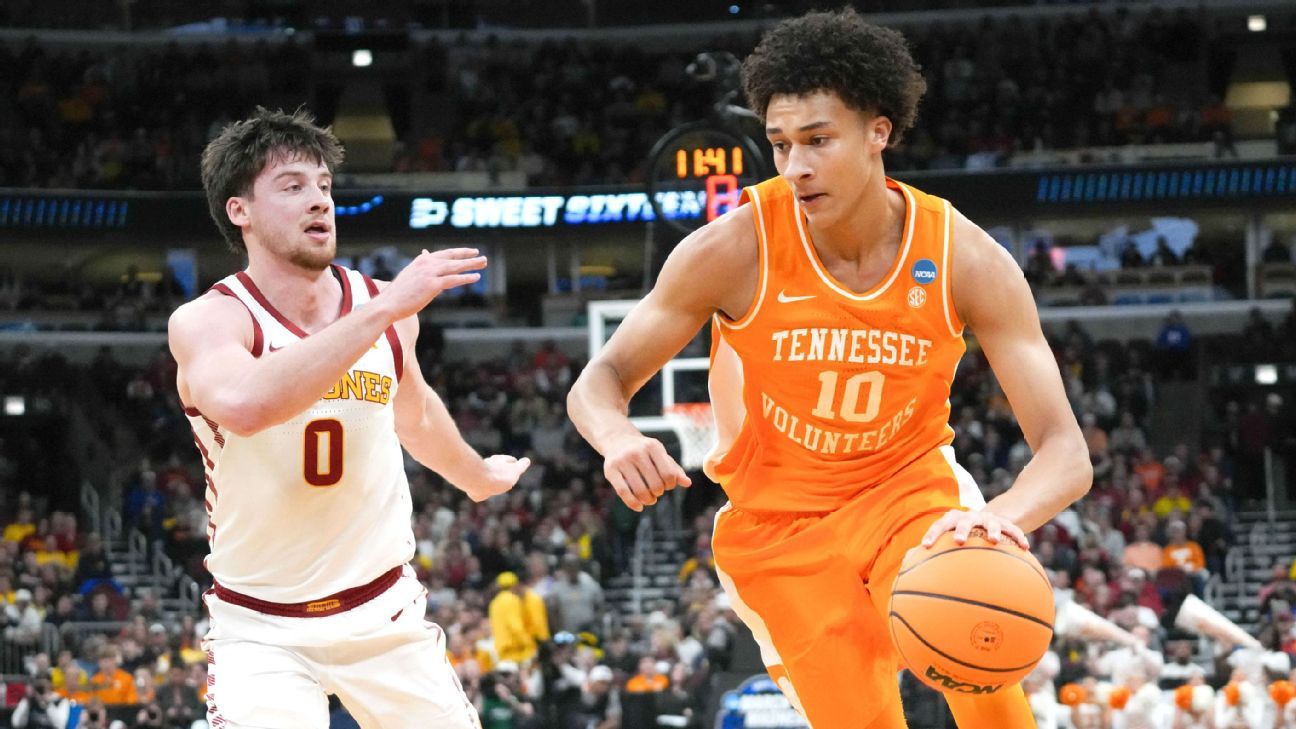 Tennessee derrota a Iowa State por tercera temporada consecutiva en Elite Eight