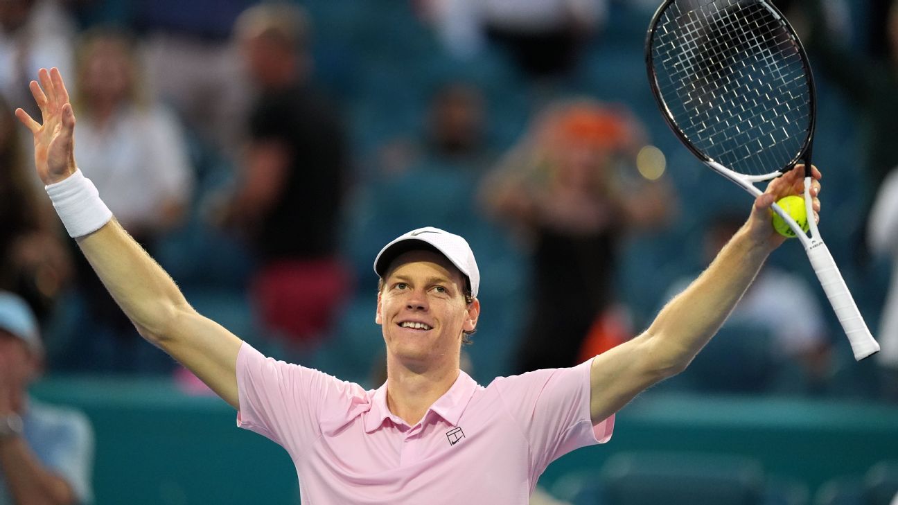 Jannik Sinner derrotó a Jiri Lehecka y ganó el Abierto de Miami
