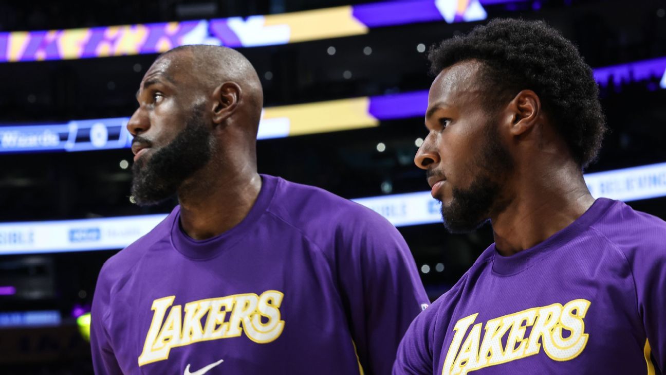 LeBron James confirma que el tablero está roto en el 1v1 con Bronny