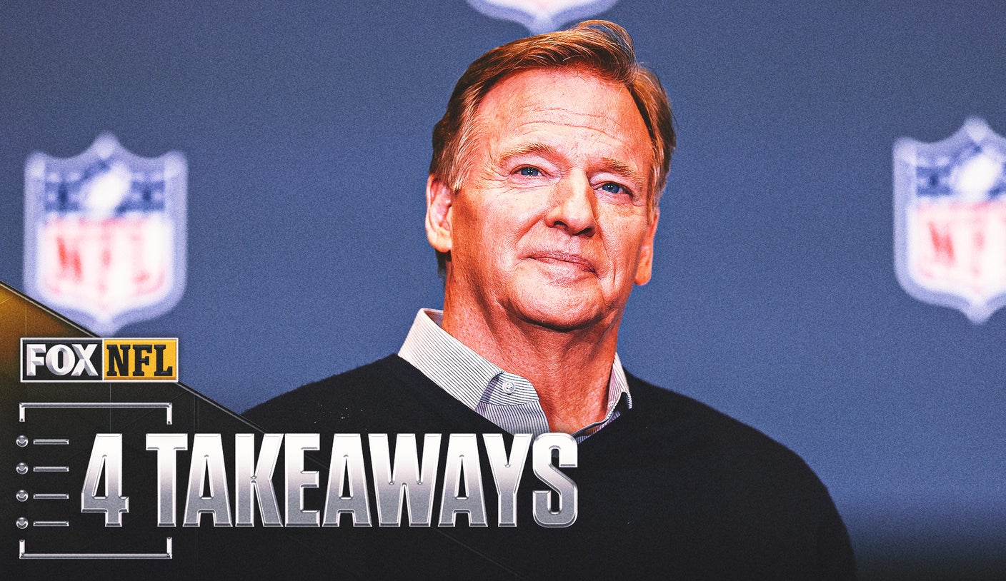 4 conclusiones de la conferencia de prensa de Roger Goodell en la reunión de propietarios de la NFL