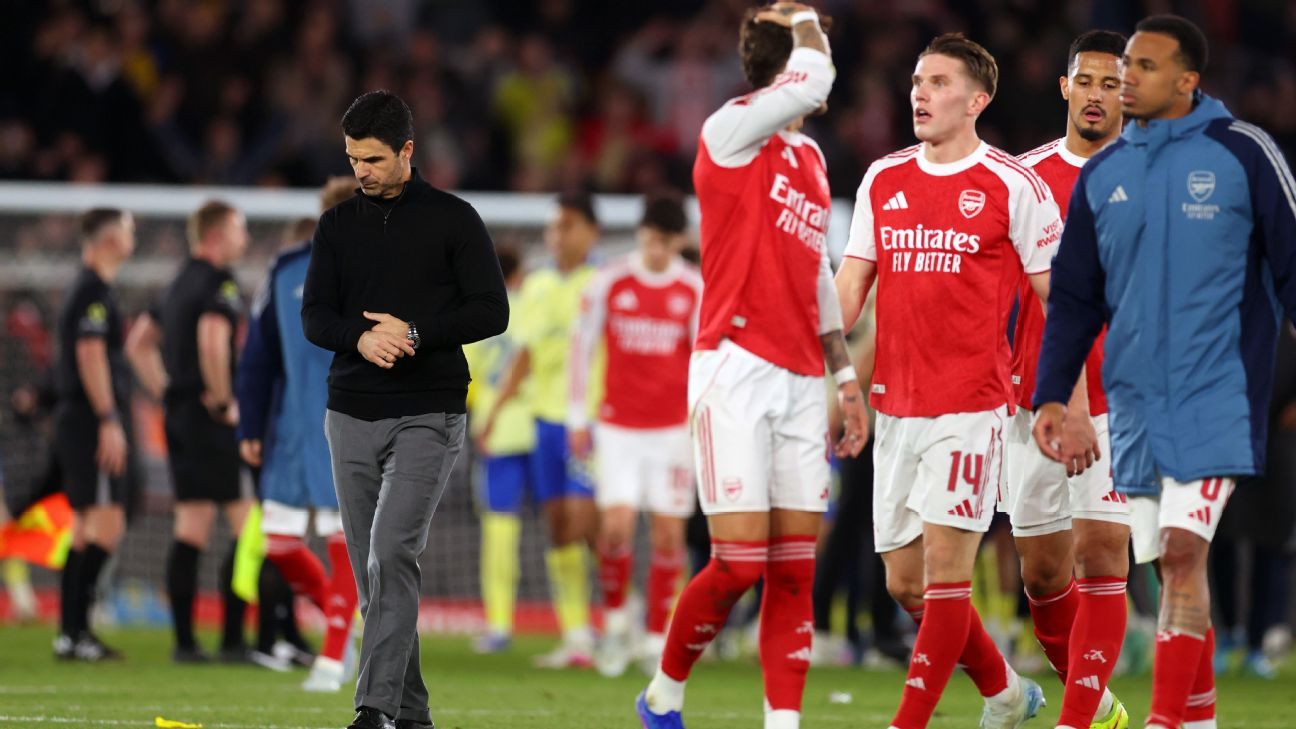 Mikel Arteta: el Arsenal está en un ‘período difícil’ tras la sorprendente derrota en la Copa FA