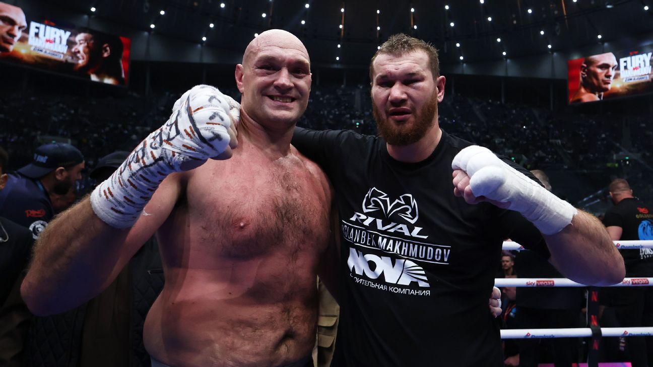 Tyson Fury vs. Resultados Arslanbek Makhmudov: Fury domina a Makhmudov, Benn supera a Prograis