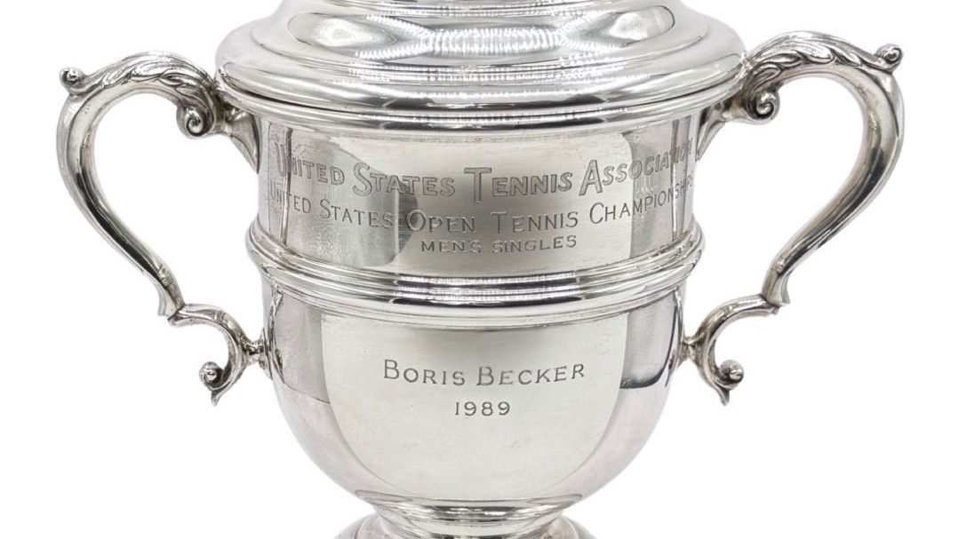 El trofeo individual Boris Becker de 1989 en el US Open se vendió por 357.000 PLN. dolares