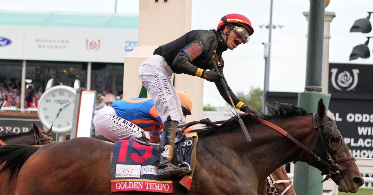 Golden Tempo se recupera para ganar el histórico Derby de Kentucky