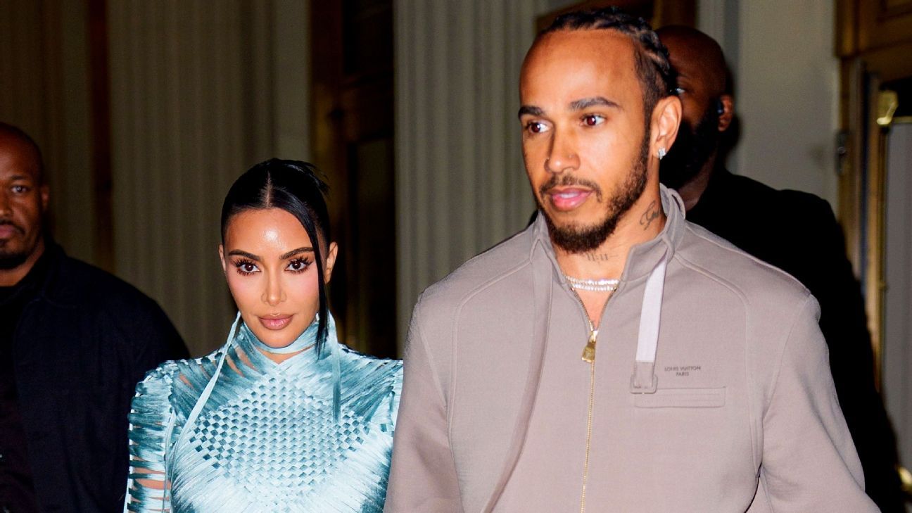 Lewis Hamilton y Kim Kardashian juntos en Broadway