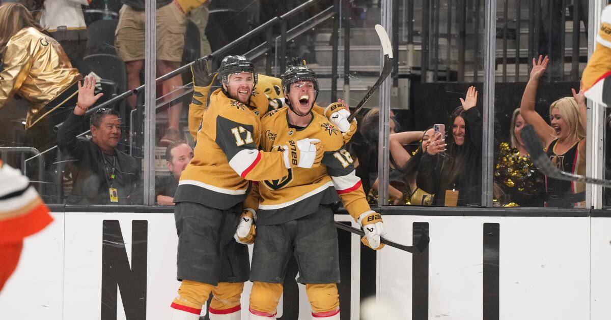 Los Ducks se rinden en tiempo extra y pierden ante los Golden Knights en el Juego 5