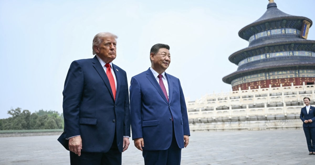 El presidente Trump visita el Templo del Cielo después de la histórica cumbre entre Estados Unidos y China