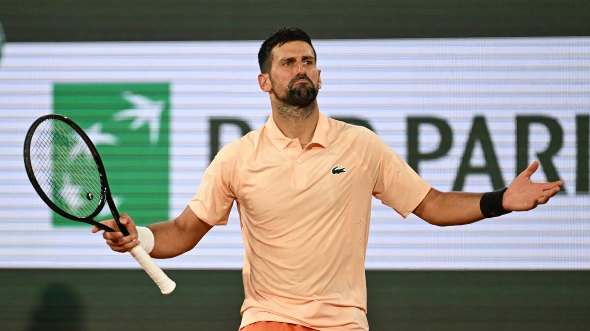 Abierto de Francia 2026: Djokovic supera la prueba de Mpetshi Perricard en primera ronda
