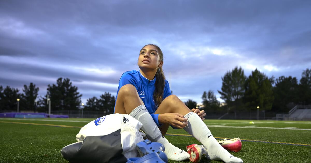 Zoe Thompson algún día podría convertirse en la mejor futbolista de su familia