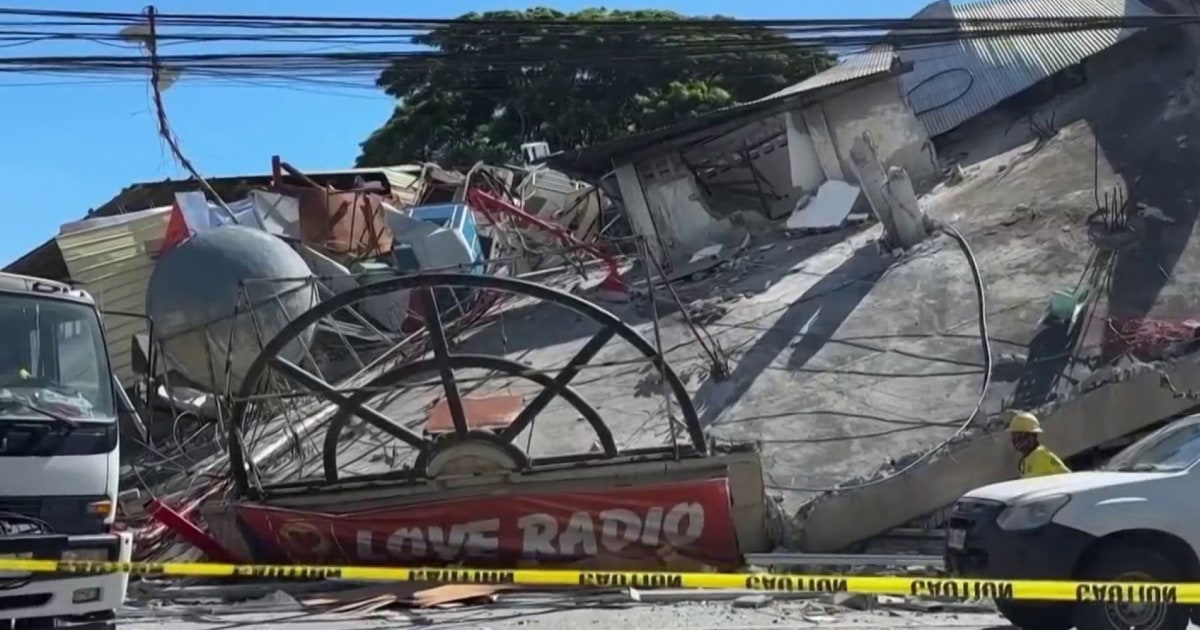 Edificios se derrumban en mortal terremoto en Filipinas