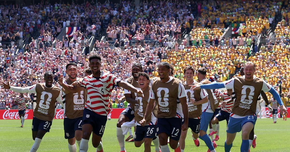 El ambiente entre los jugadores estadounidenses es alto durante los entrenamientos previos al Mundial