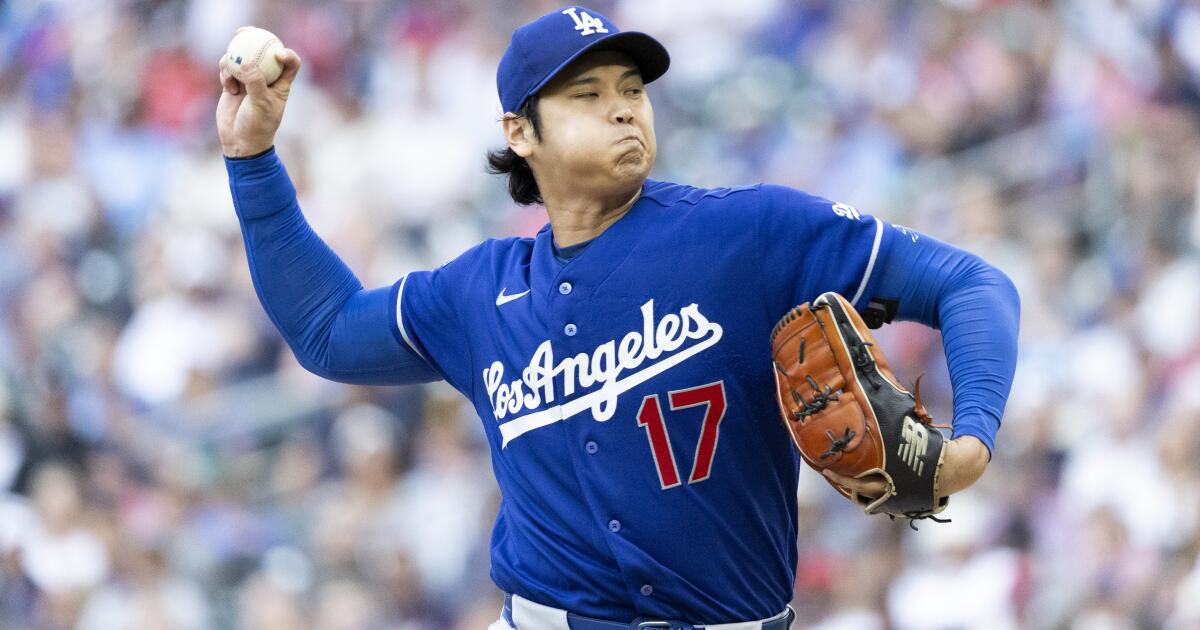 Shohei Ohtani de los Dodgers fue descartado la madrugada del miércoles