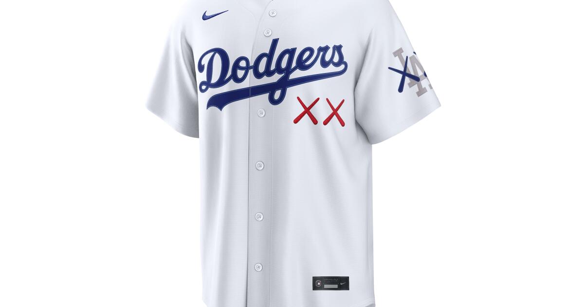 La colaboración de los Dodgers con KAWS le dará al producto una sensación “XX” única para el artista.