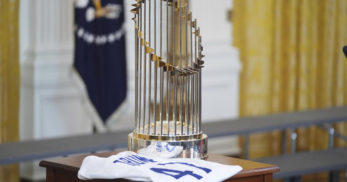 Los Dodgers visitarán la Casa Blanca para celebrar su título de Serie Mundial