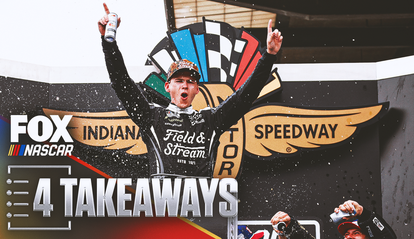 4 conclusiones de la magistral victoria de Corey Heim en Brickyard 400
