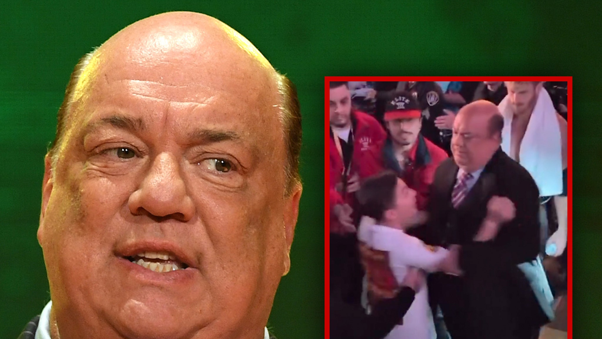 La estrella de la WWE Paul Heyman aleja a un joven fanático de Logan Paul, en video