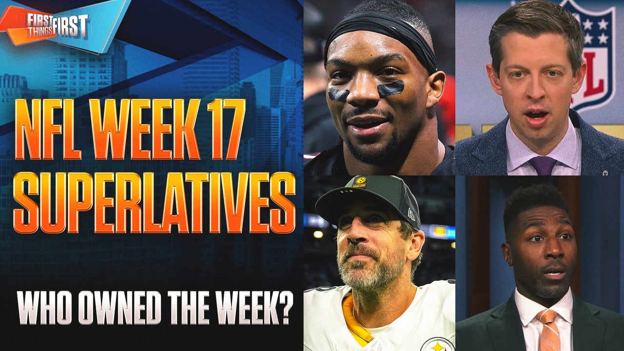 Se revelan los superlativos de la NFL de la semana 17: ¿Es Bijan claramente el más dominante? | Primero lo primero