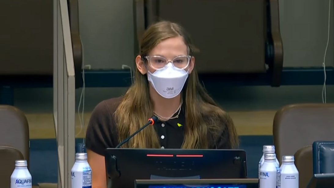 Violet Affleck ha bombardeado insultos y amenazas después de un discurso de la ONU