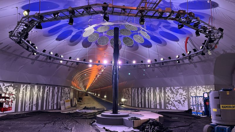 El túnel de ciclismo para el mayor uso del mundo se abre en Noruega