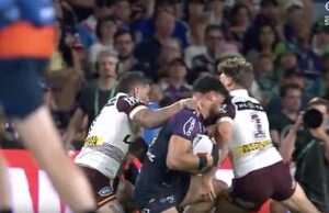 Los fanáticos del pie están enojados con los funcionarios de NRL cuando Reece Walsh aterriza en agua caliente en un gran acto impactante: “¡Una llamada terrible!”