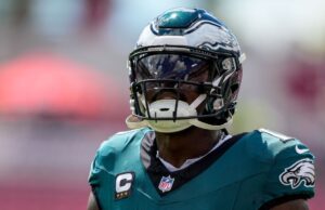 AJ Brown dice que la publicación no está dirigida a las águilas, Jalen duele