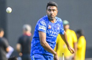 R. Ashwin no se vende en la subasta ILT20 2025