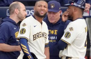 Milwaukee Brewers de Jackson Chourio dejan el juego de 1 lesionado