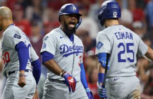 Teoscar Hernández HR Fuele Rally, cuando los Dodgers sobreviven a los Filis