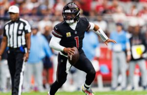 Fuente: Se espera que Kyler Murray de los Cardinals se pierda el juego de los Colts