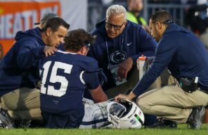 Drew Allar sufre una lesión que pone fin a su temporada en la derrota de Penn State