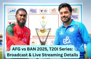 AFG VS BAN 2025, T20I Serie