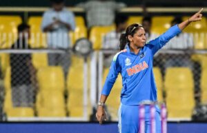 India India, Capitanes de Pakistán, rechace un apretón de manos mientras se lanza en el partido de la Copa Mundial ODII 2025