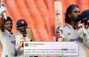 Los fanáticos reaccionan como Dhruv Jurel, Ravindra Jadiej y KL Rahul’s Century Tithline India Domination sobre la India Occidental en la segunda prueba 1. Prueba.