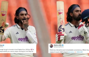 Ind vs WI: los fanáticos se están volviendo gaga cuando KL Rahul registra su siglo XI en el primero de la primera prueba