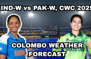 Ind-W vs Pak-W: ¿Lluvia para jugar en un spoiler de Colombo? Aquí hay una hora de pronóstico del tiempo en la ICC World World World Cup 2025