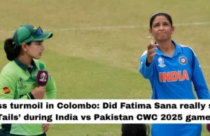 ¿Fatima Sana realmente dijo “colas”? Lanzar confusión roba el centro de atención en la Copa Mundial Ind-W vs Pak-W 2025 Choque