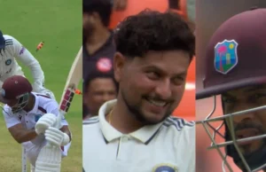 Ind vs Wi (reloj): Kuldeep Yadav Bowls Absolute Jaffa para rechazar Shai Hope en la primera prueba de Ahmedabad