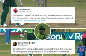 CWC 2025: “icc = bcci” -Pakistán Los fanáticos del cricket expresan enojo por la controvertida liberación de Muneeb Ali durante el choque de Ind-W vs Pak-W