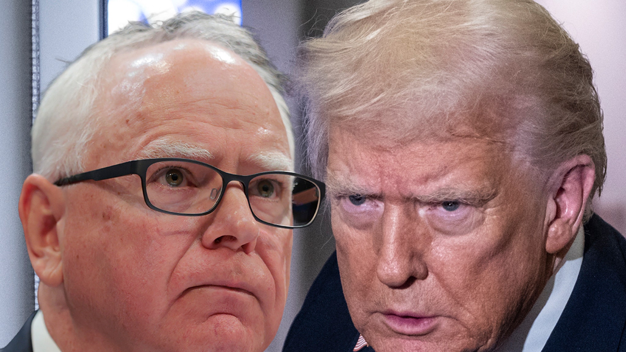 Tim Walz responde después de que Donald Trump le dirigiera la palabra R