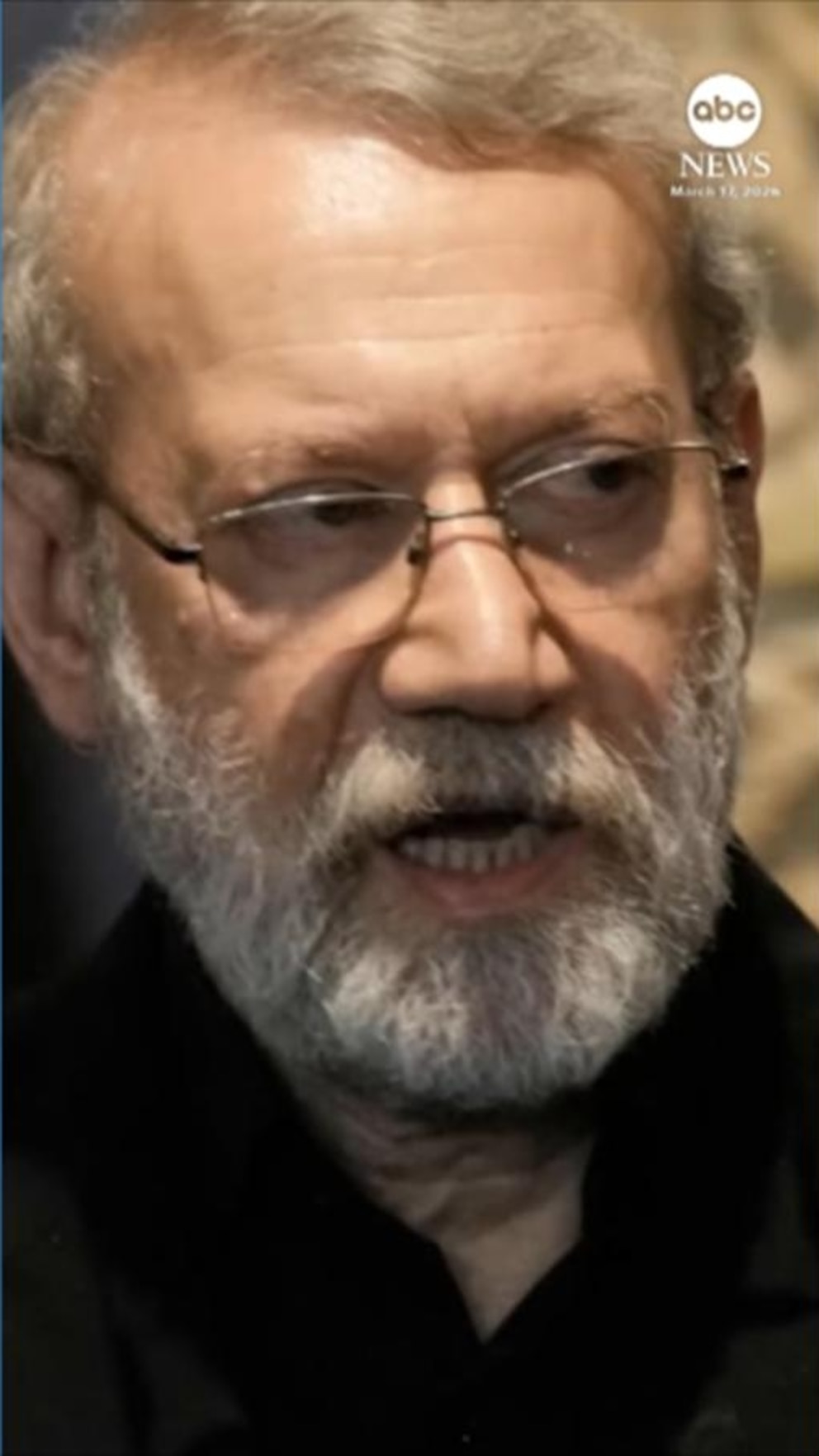 Israel dice que el jefe de seguridad iraní Ali Larijani murió en un ataque nocturno