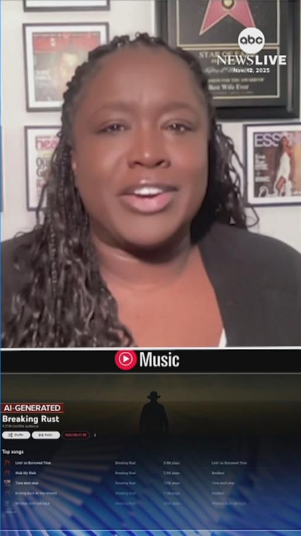 MIRAR: La canción country generada por IA alcanza el número 1 en las listas de Billboard