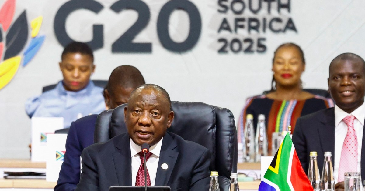 La primera cumbre del G20 en África comienza con una agenda ambiciosa y un boicot de Estados Unidos