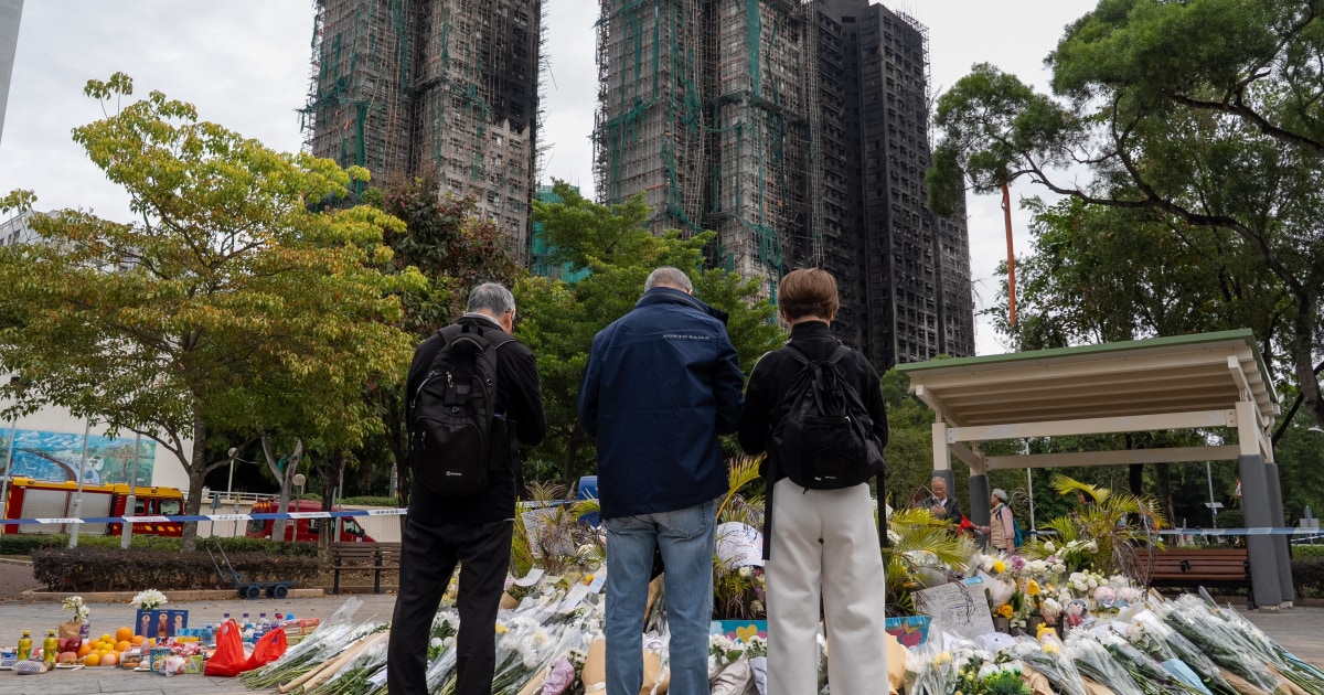 El número de muertos por incendios en Hong Kong aumenta a 146 a medida que se realizan más arrestos en investigación de corrupción