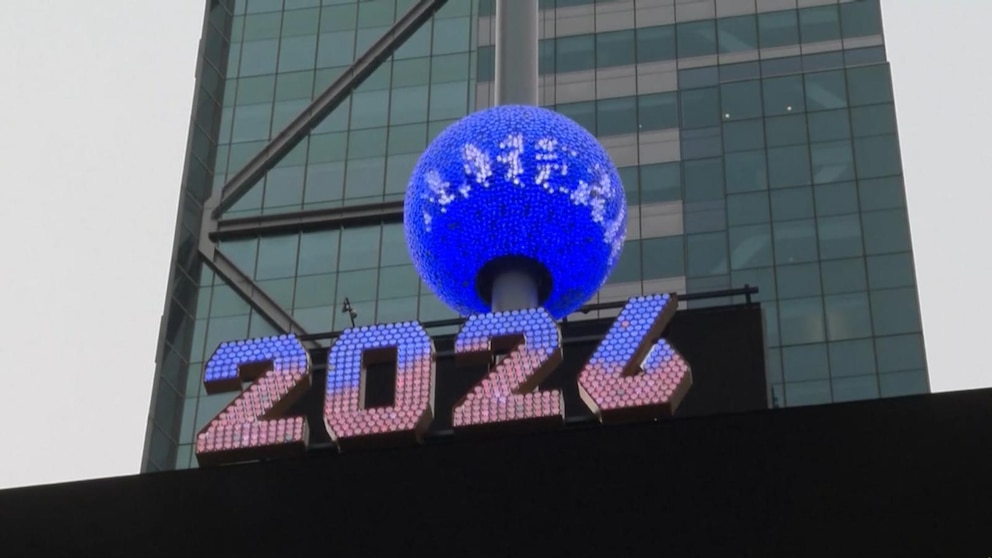 Vídeo Preparativos para la Nochevieja en Times Square