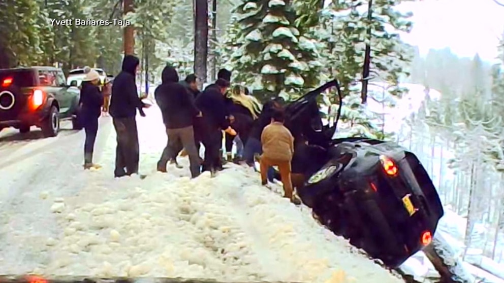 MIRAR: El buen samaritano habla después de salvar a una pareja de un accidente