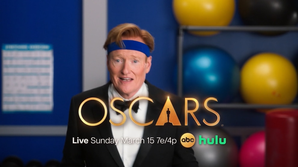 MIRA: Conan O’Brien se prepara para los Oscar