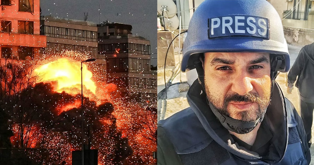 Fotógrafo de Beirut se pone en el punto de mira para capturar los ataques israelíes