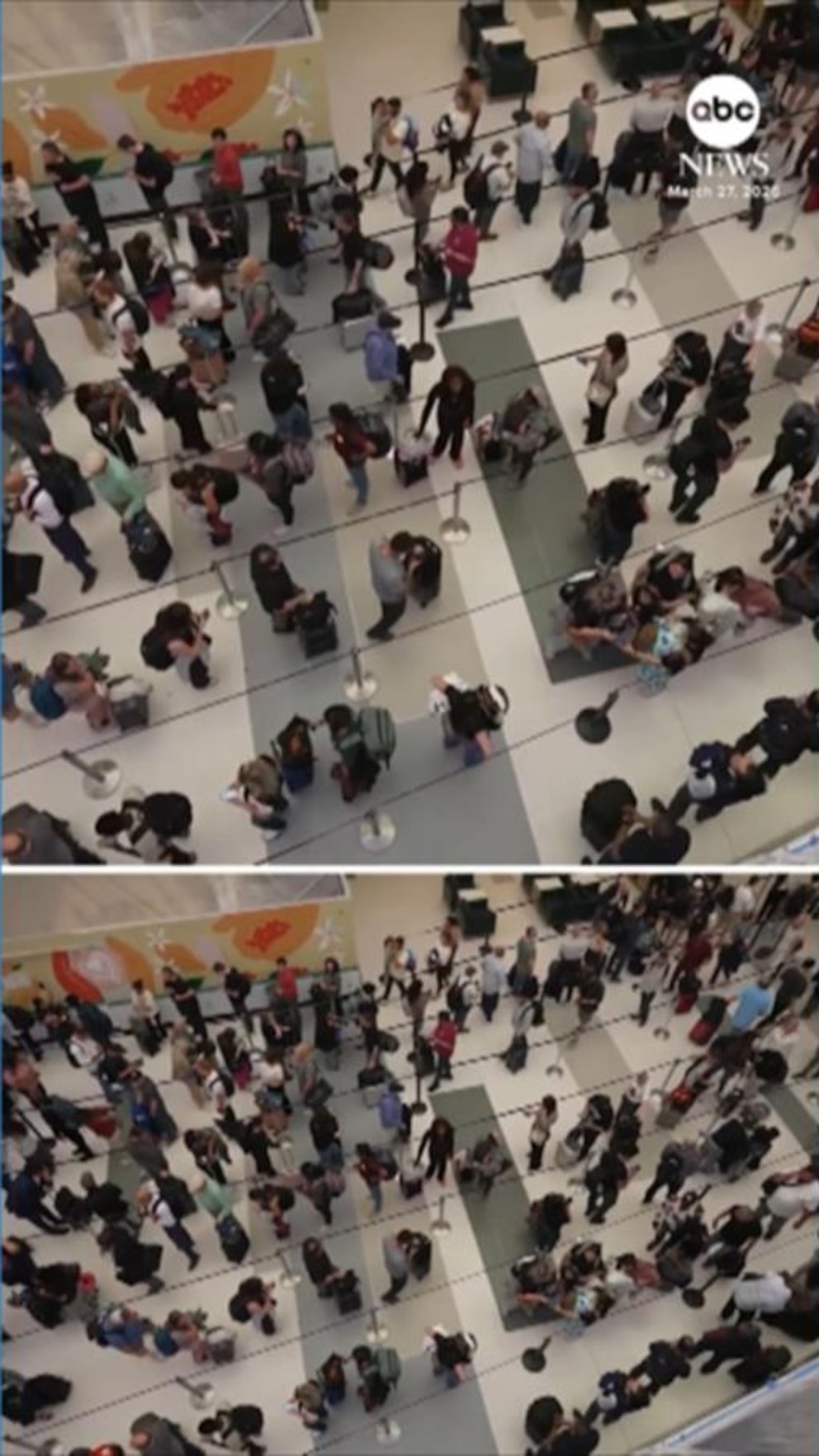 MIRAR: El Departamento de Seguridad Nacional dice que los empleados de la TSA comenzarán a ver sus cheques de pago el lunes 30 de marzo.