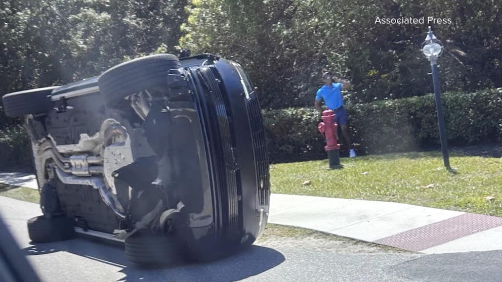 MIRAR: Tiger Woods acusado de conducir ebrio después de un accidente en Florida
